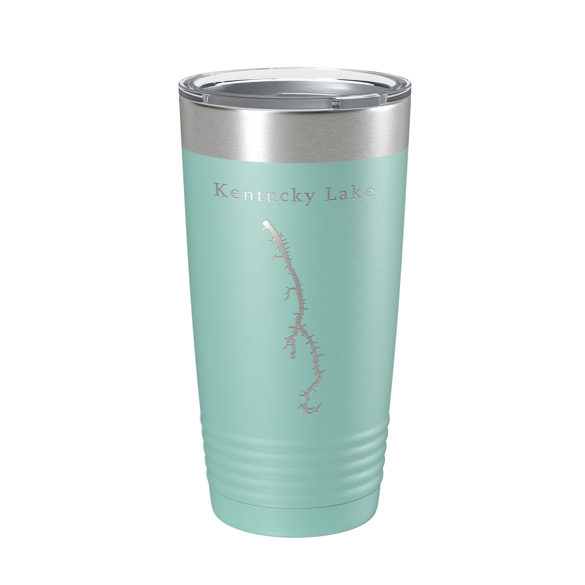 Kentucky Lake Map Tumbler Travel Mug Insulated Laser Engraved Coffee Cup Kentucky, Tennessee 20 oz