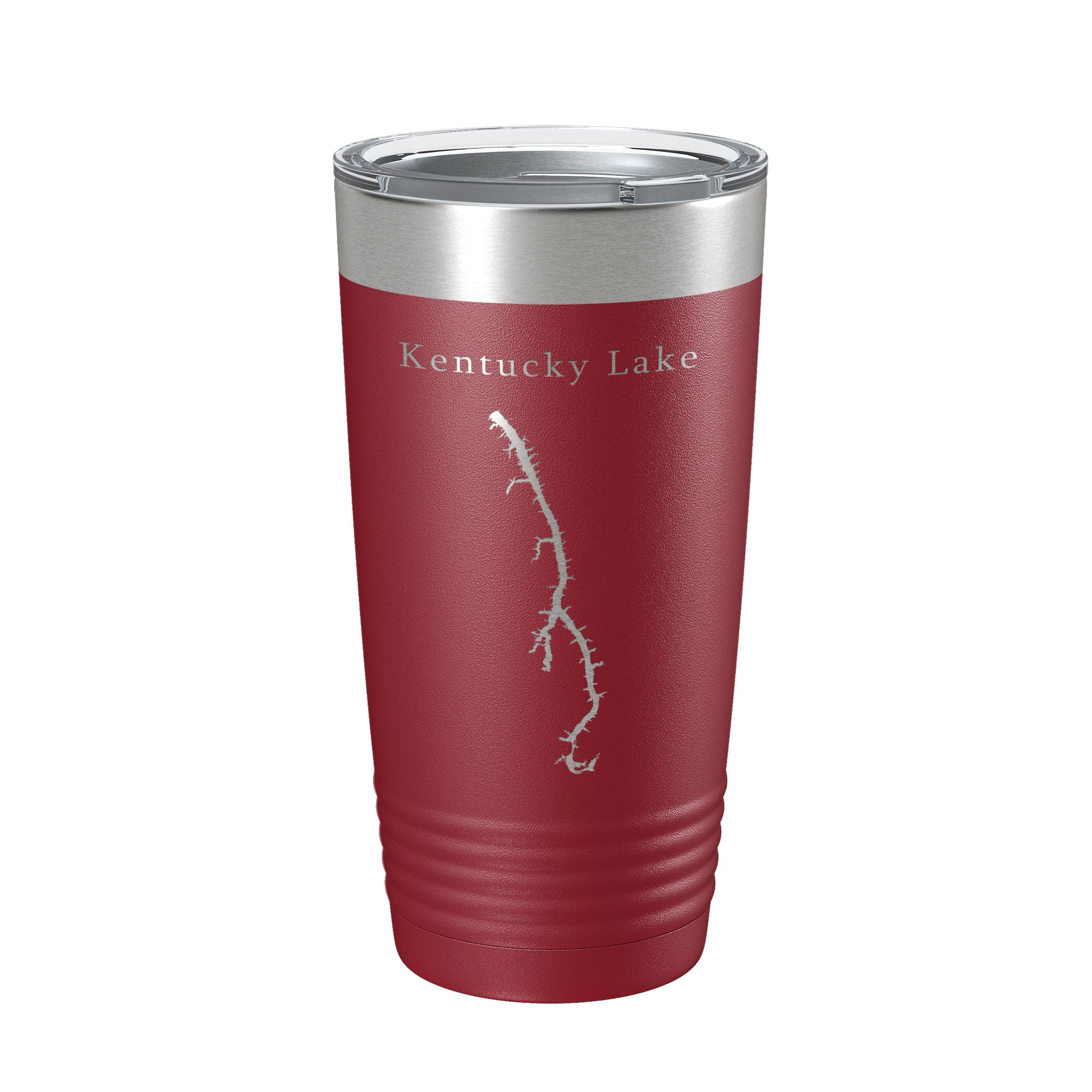 Kentucky Lake Map Tumbler Travel Mug Insulated Laser Engraved Coffee Cup Kentucky, Tennessee 20 oz
