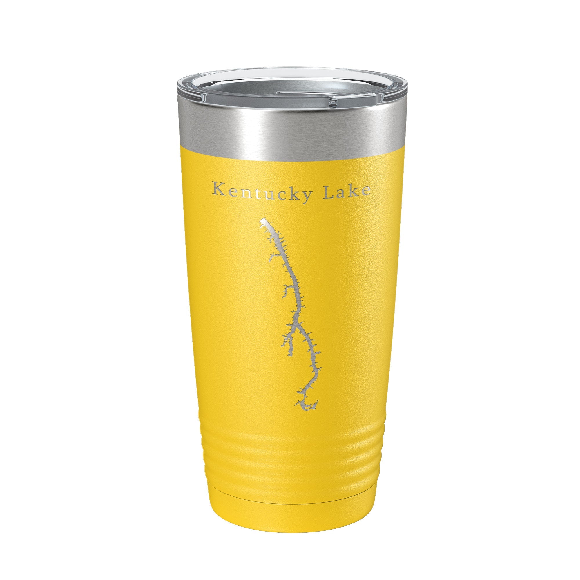 Kentucky Lake Map Tumbler Travel Mug Insulated Laser Engraved Coffee Cup Kentucky, Tennessee 20 oz